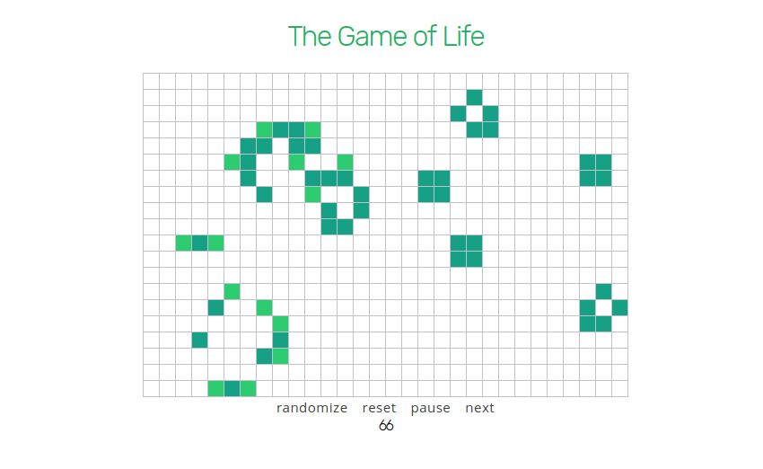 Portfolio project: Game of life