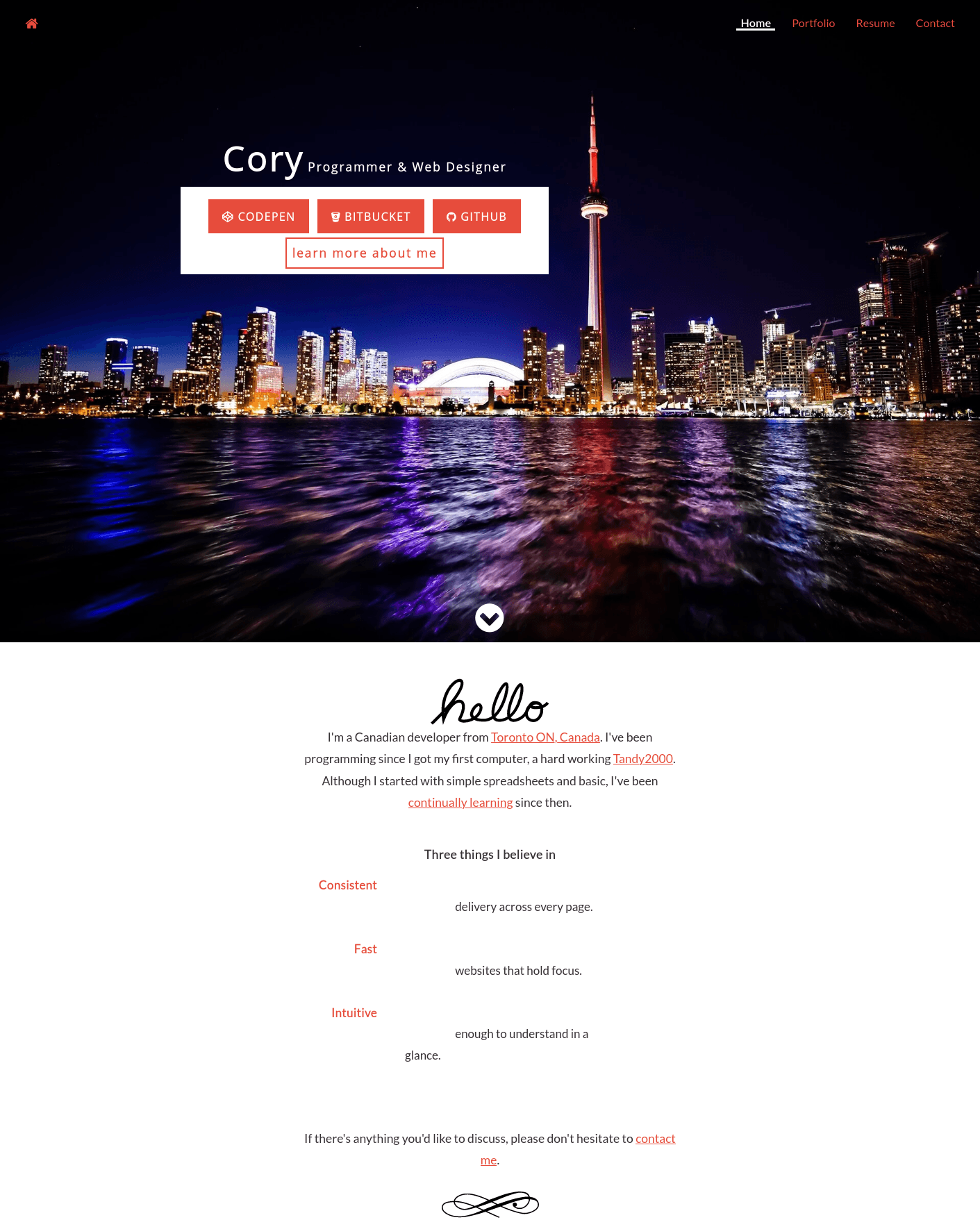 Portfolio project: Portfolio