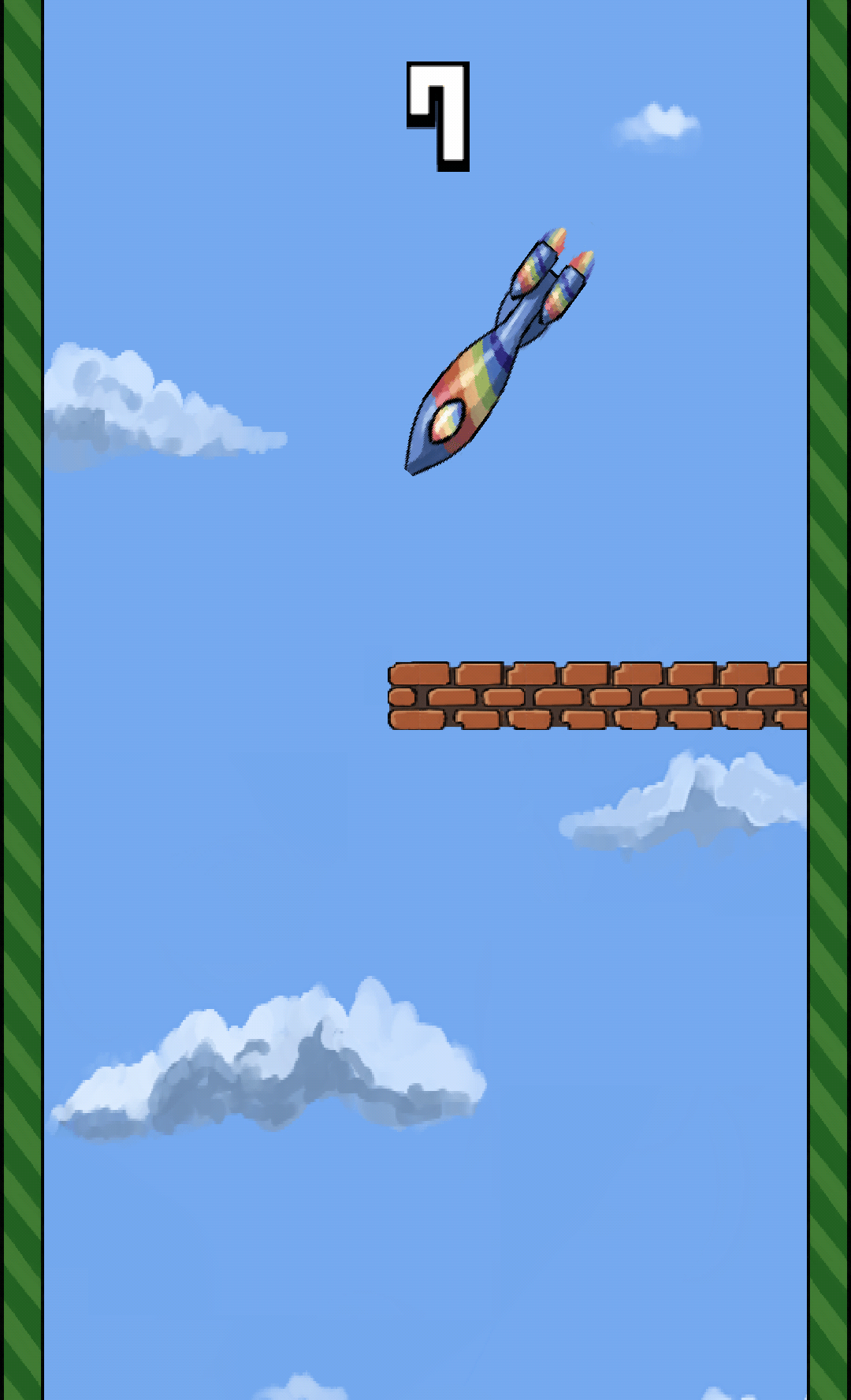 Portfolio project: Wobble rocket game